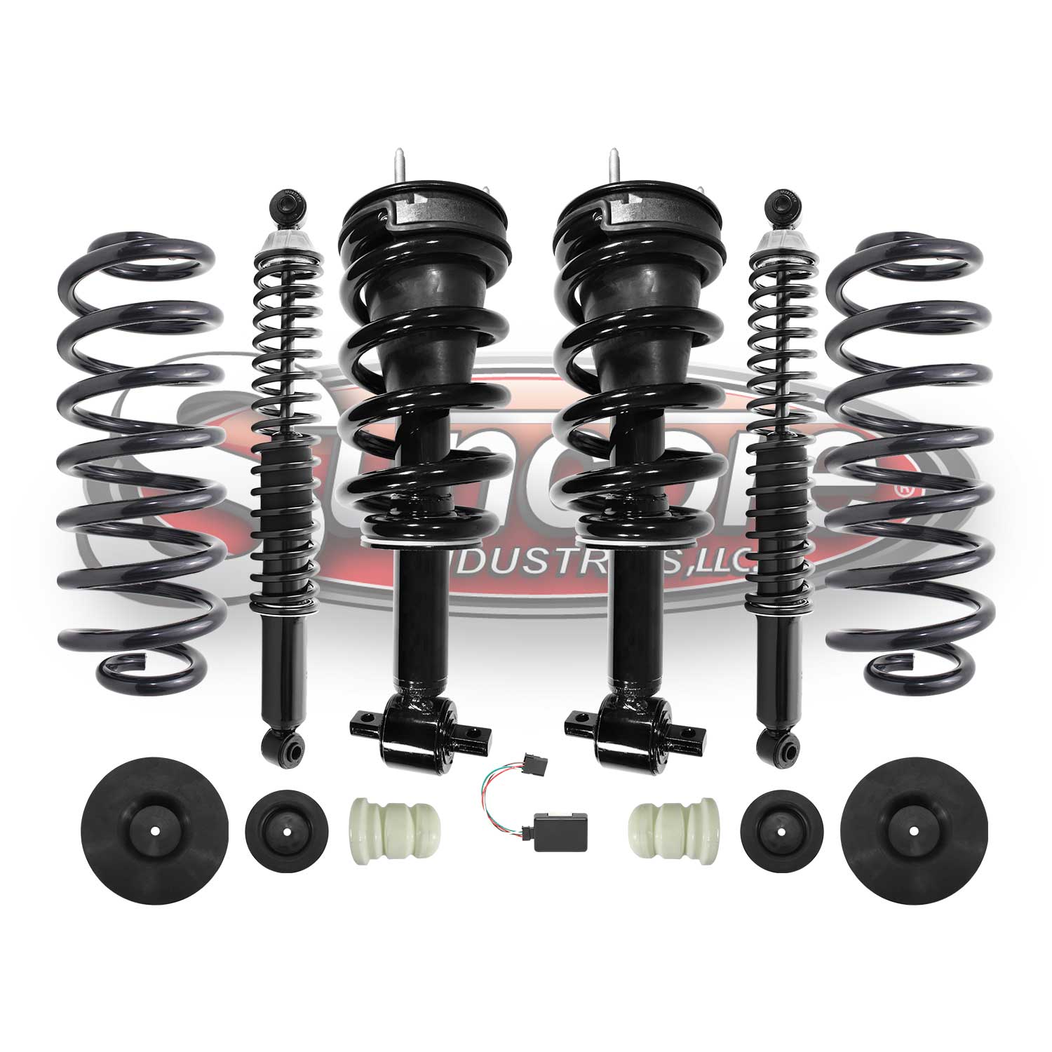Air to Complete Strut & Coil Conversion Kit - 2007-2014 Cadillac Chevy GMC LWB