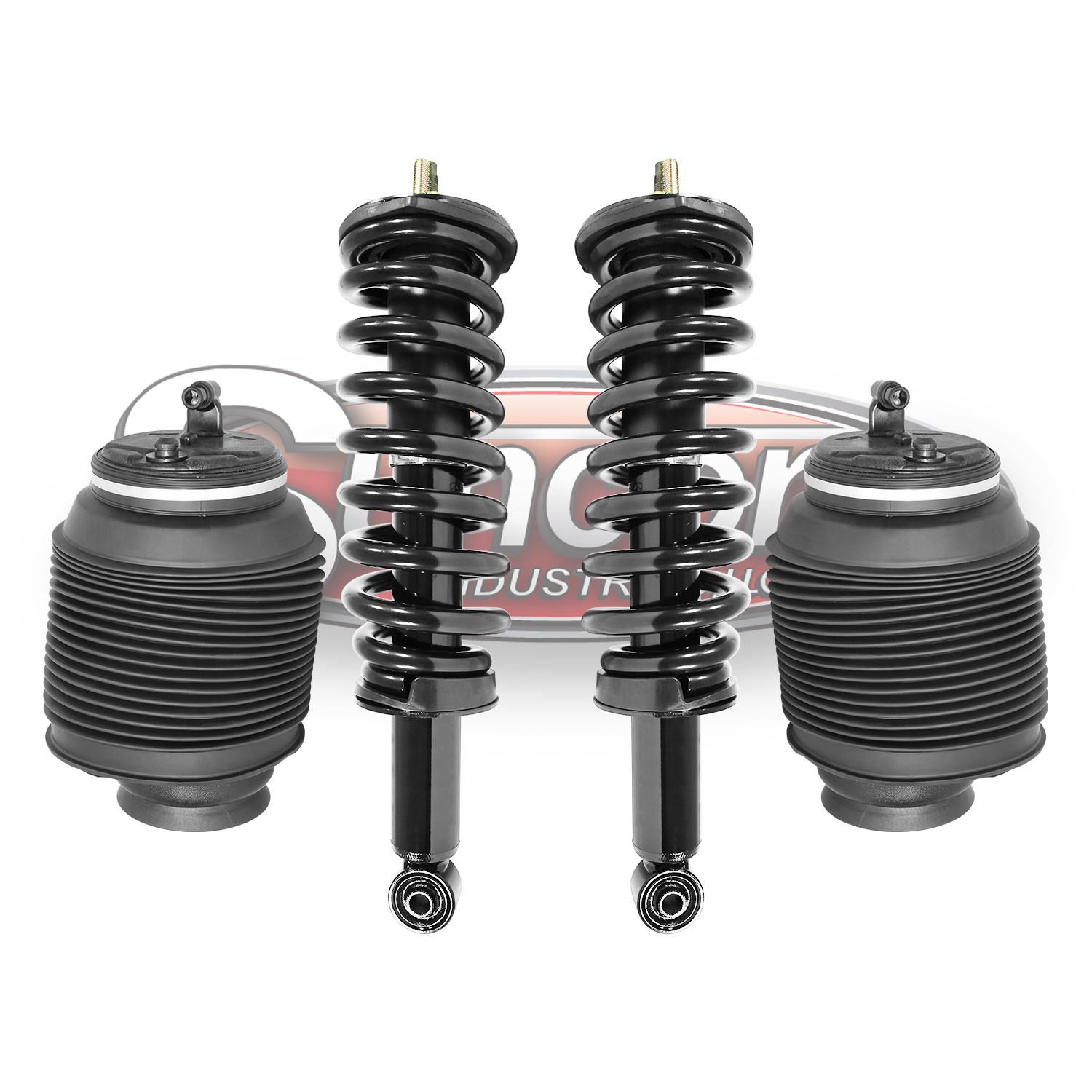Front Complete Struts & Rear Air Suspension Springs Kit |2005-2007 Toyota Sequoia