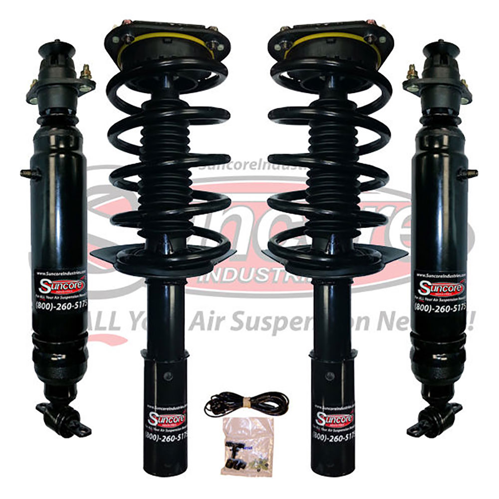 Front & Rear Electronic Suspension to Coil Spring and Strut Conversion Kit with Air Shock Absorbers