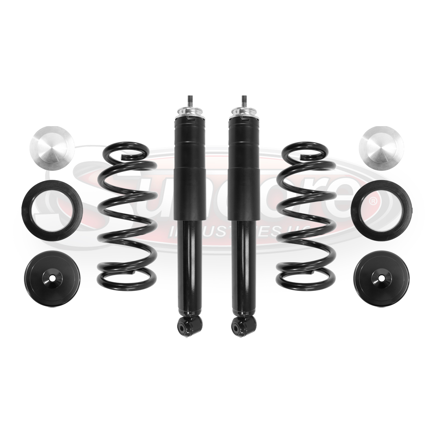 Rear Air Spring to Coil Spring Conversion Kit For 2003-2009 Mercedes E-Class W211 4Matic Wagon Airmatic