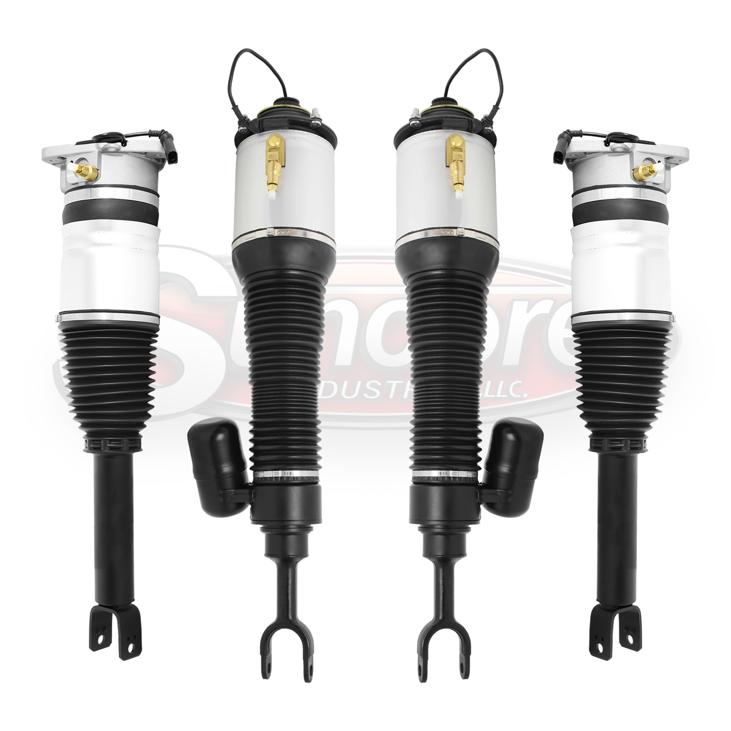 Front & Rear Air Ride Suspension Air Strut Assemblies for Bentley Continental, Flying Spur, Volkswagen Phaeton
