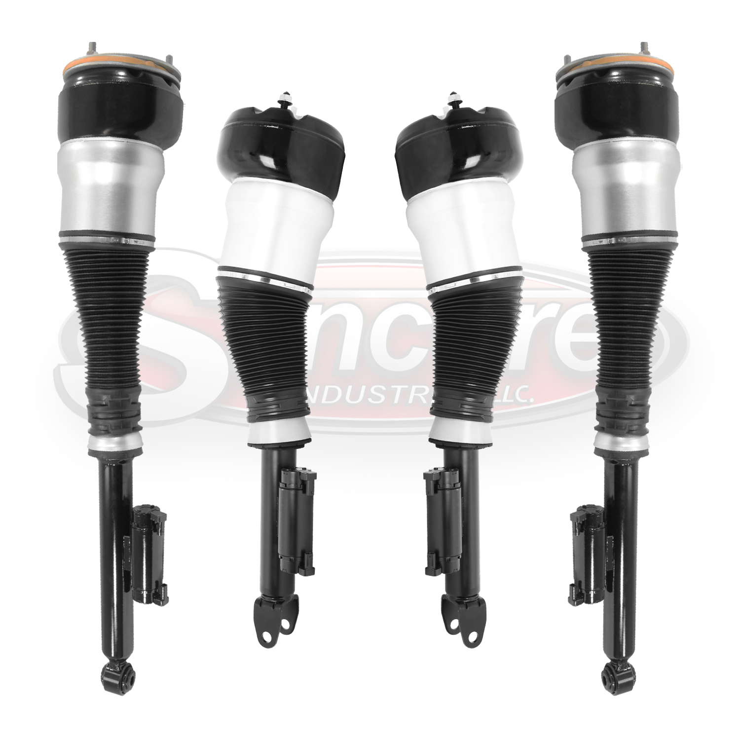 Front & Rear Airmatic Suspension Air Strut Assemblies for Mercedes S-Class RWD W222