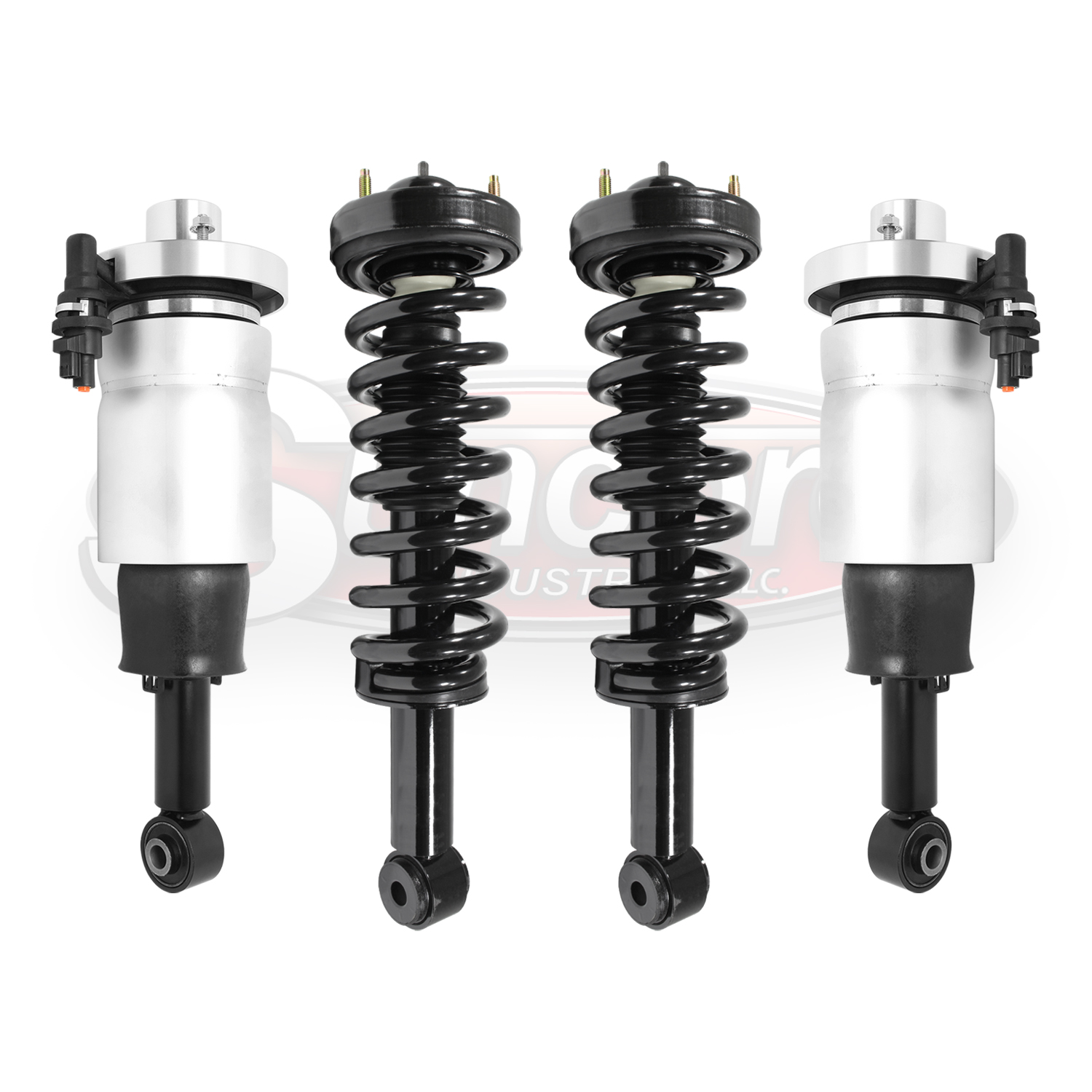 2007-2013 Ford Expedition & Lincoln Navigator Front Complete Strut Assemblies & Rear Air Struts